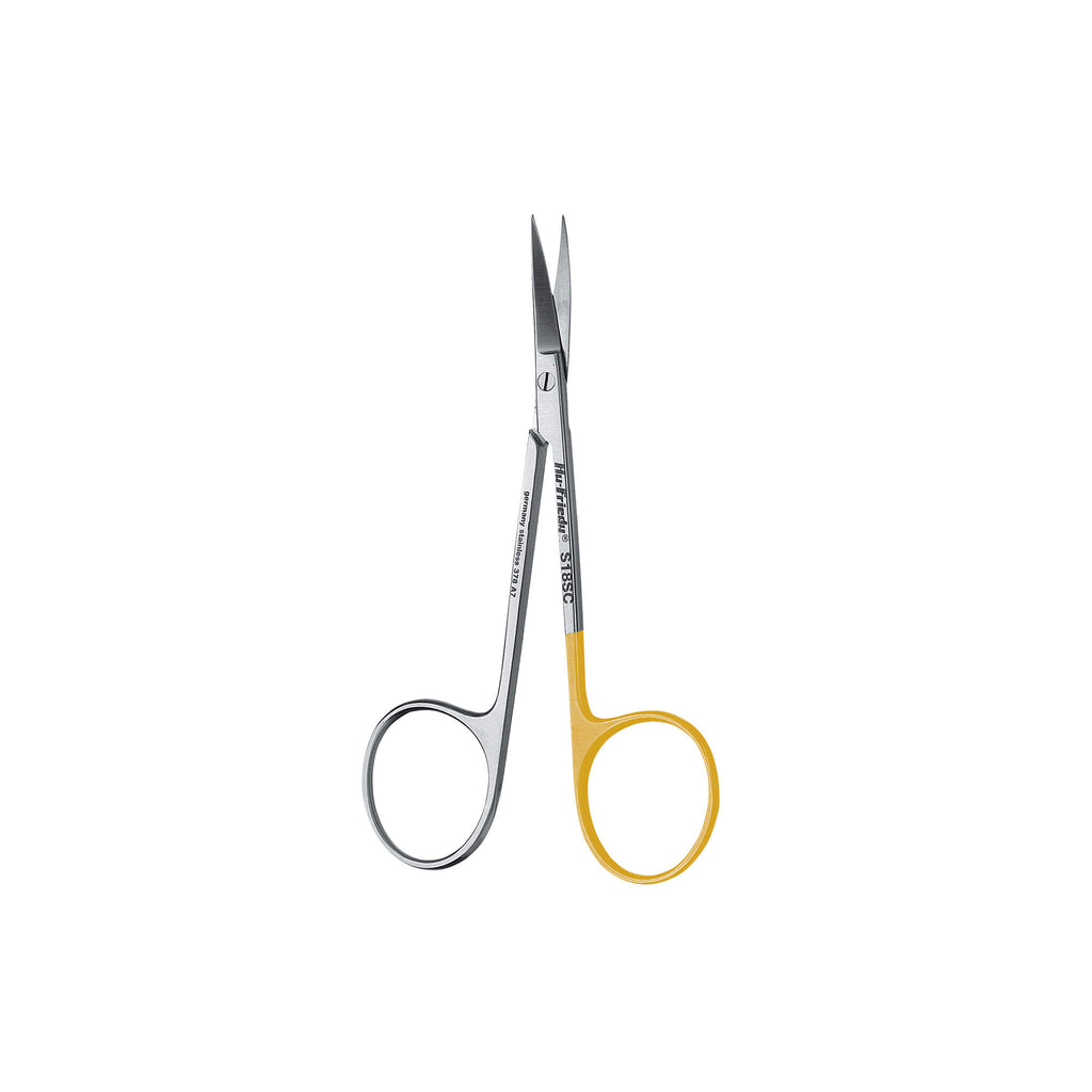 Iris Super Cut Curved Scissors (1 Serrated Blade)