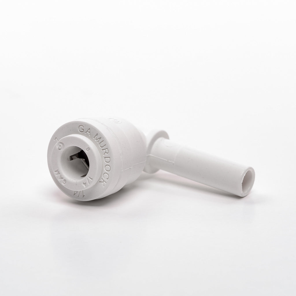 Swivel Plug-In Elbow (1/4" Stem x 1/4" Tubing)