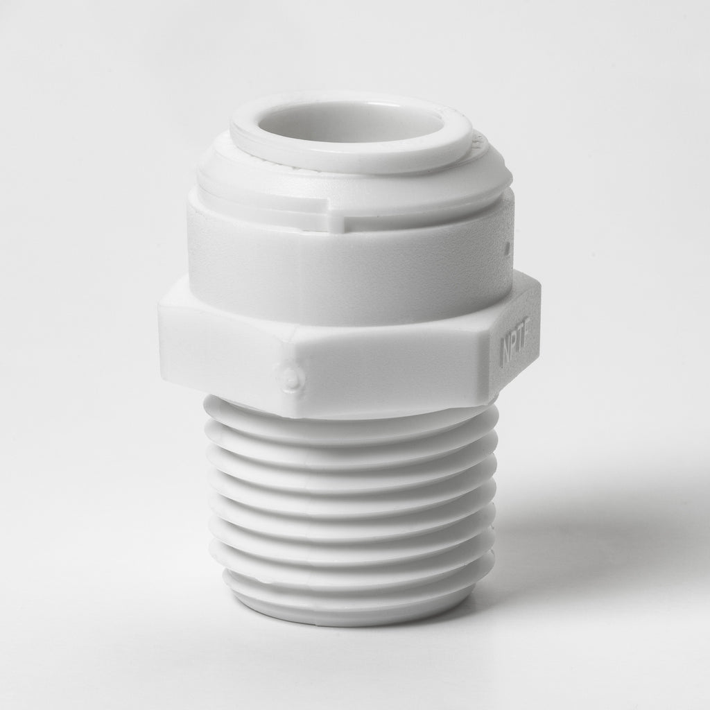 Male Adapter (1/2" NPT x 1/2" Quick-Connect Tubing)