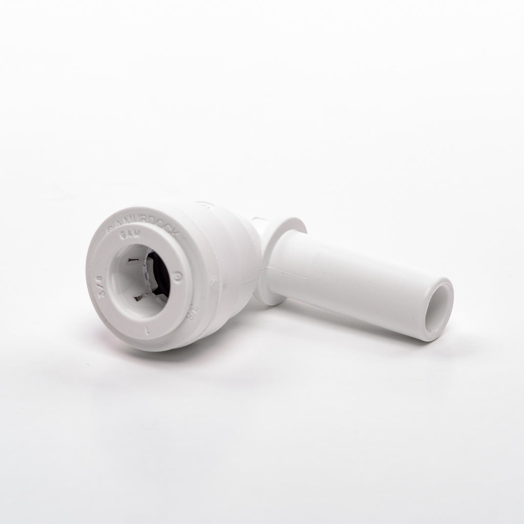 Swivel Plug-In Elbow (3/8" Stem x 3/8" Tubing)