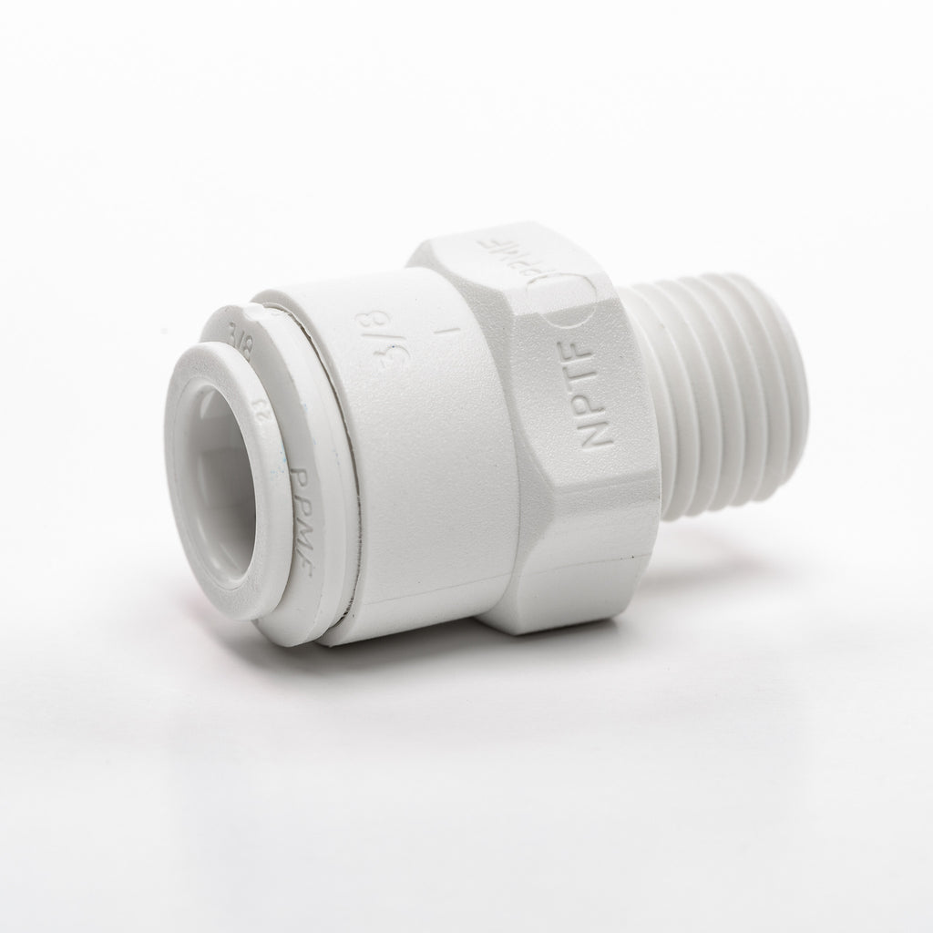 Male Adapter (1/4" NPT x 3/8" Tubing)