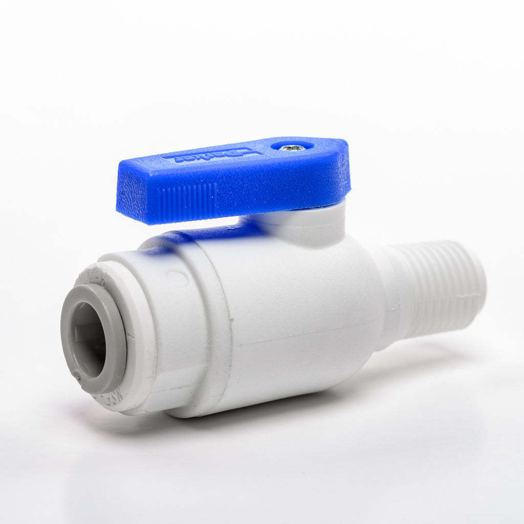 Straight Valve (1/4" NPT x 3/8" Tubing)