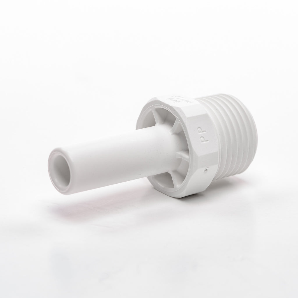 Male Stem Adapter (3/8" NPT x 3/8" Tubing)