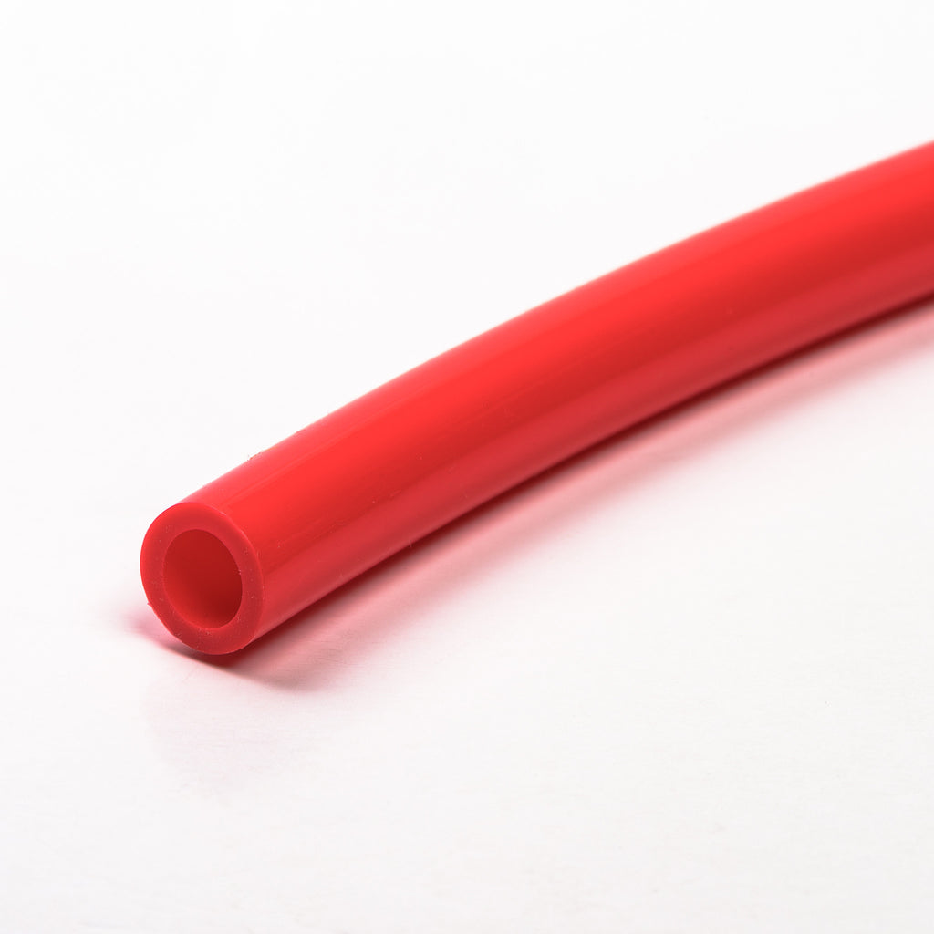 LLDPE Tubing (3/8" O.D. x 1/4" I.D., Red, 12' Roll)